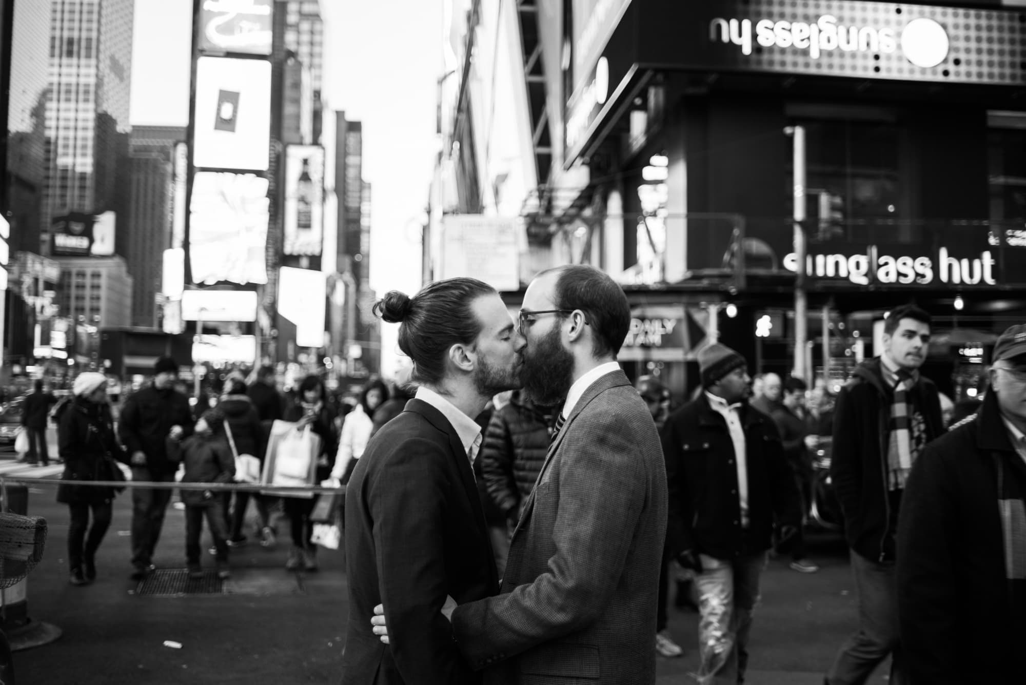 Time Square, Couples Shoot, NYC
