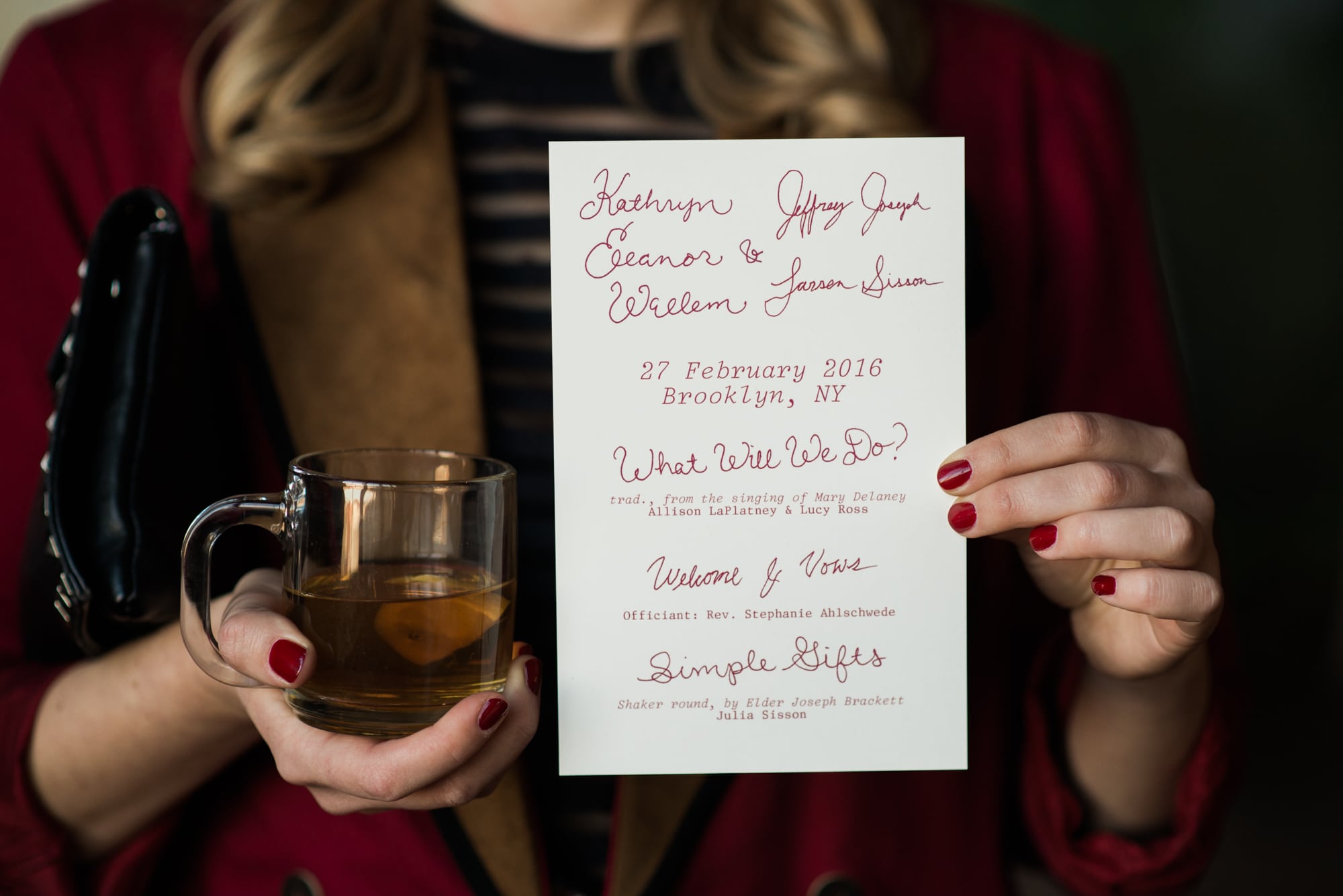 Greenpoint loft, Brooklyn Wedding, Winter Wedding