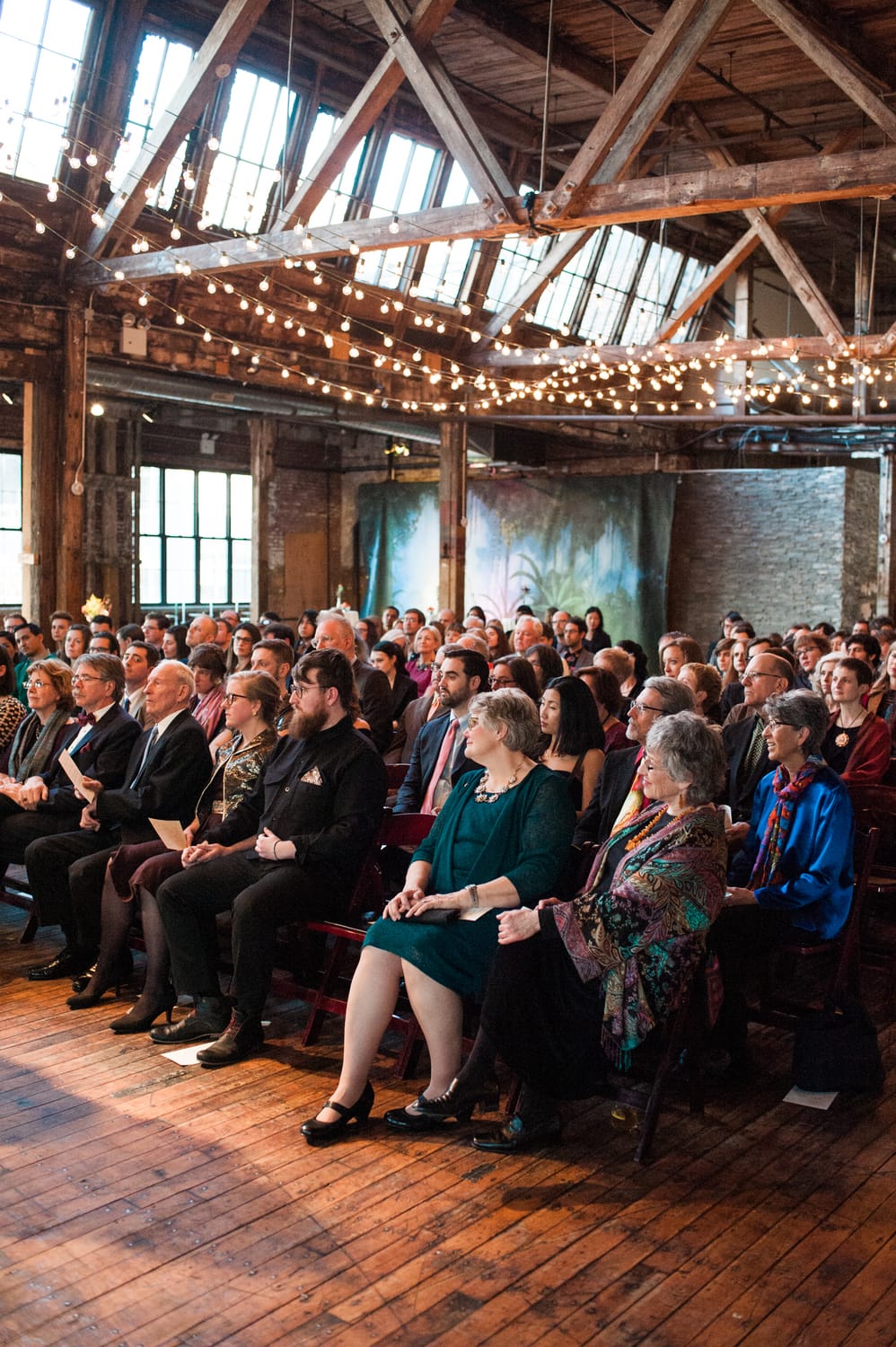 Greenpoint loft, Brooklyn Wedding, Winter Wedding