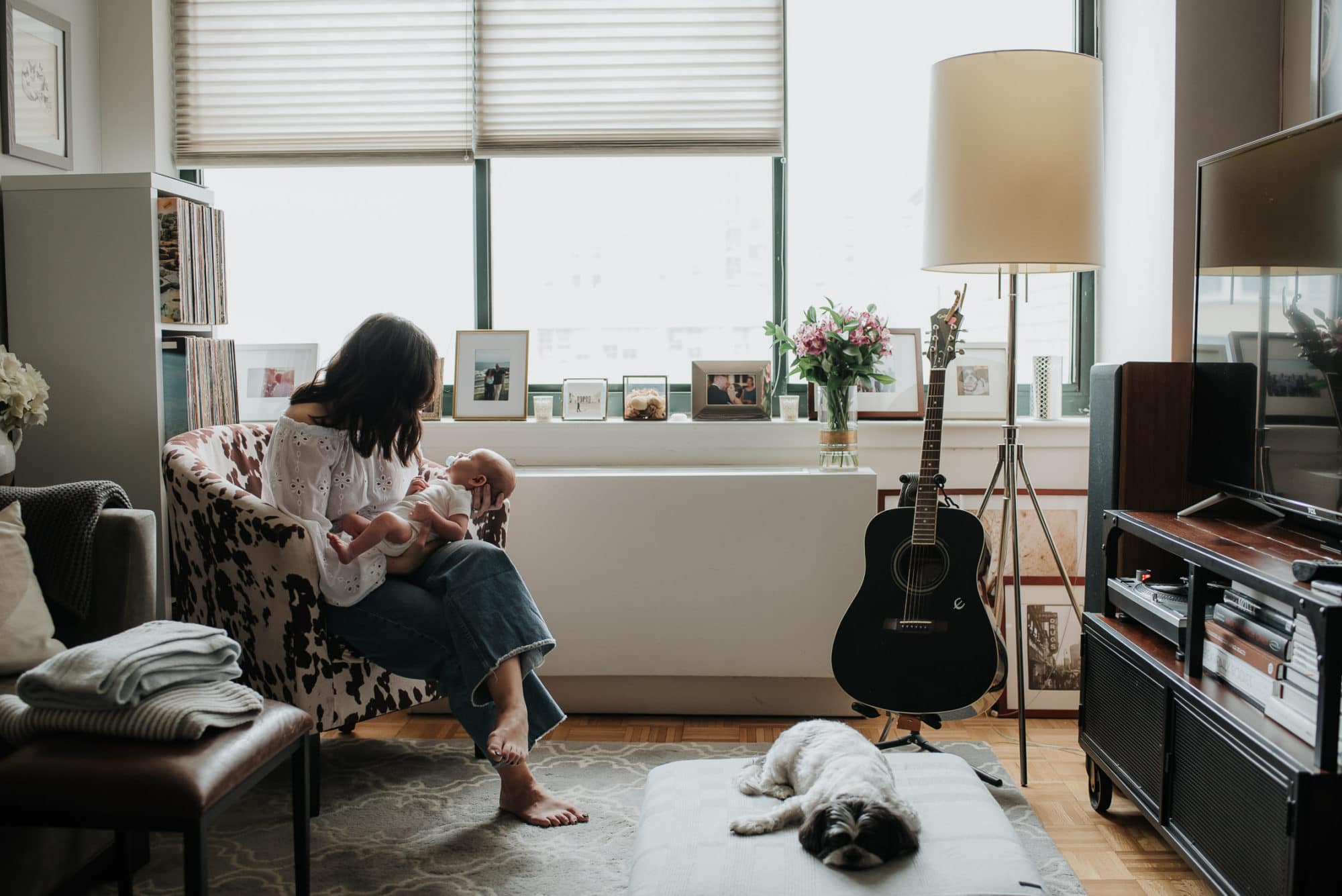 NYC Newborn Photographer, Upper West Side Family Session, Newborn Photography