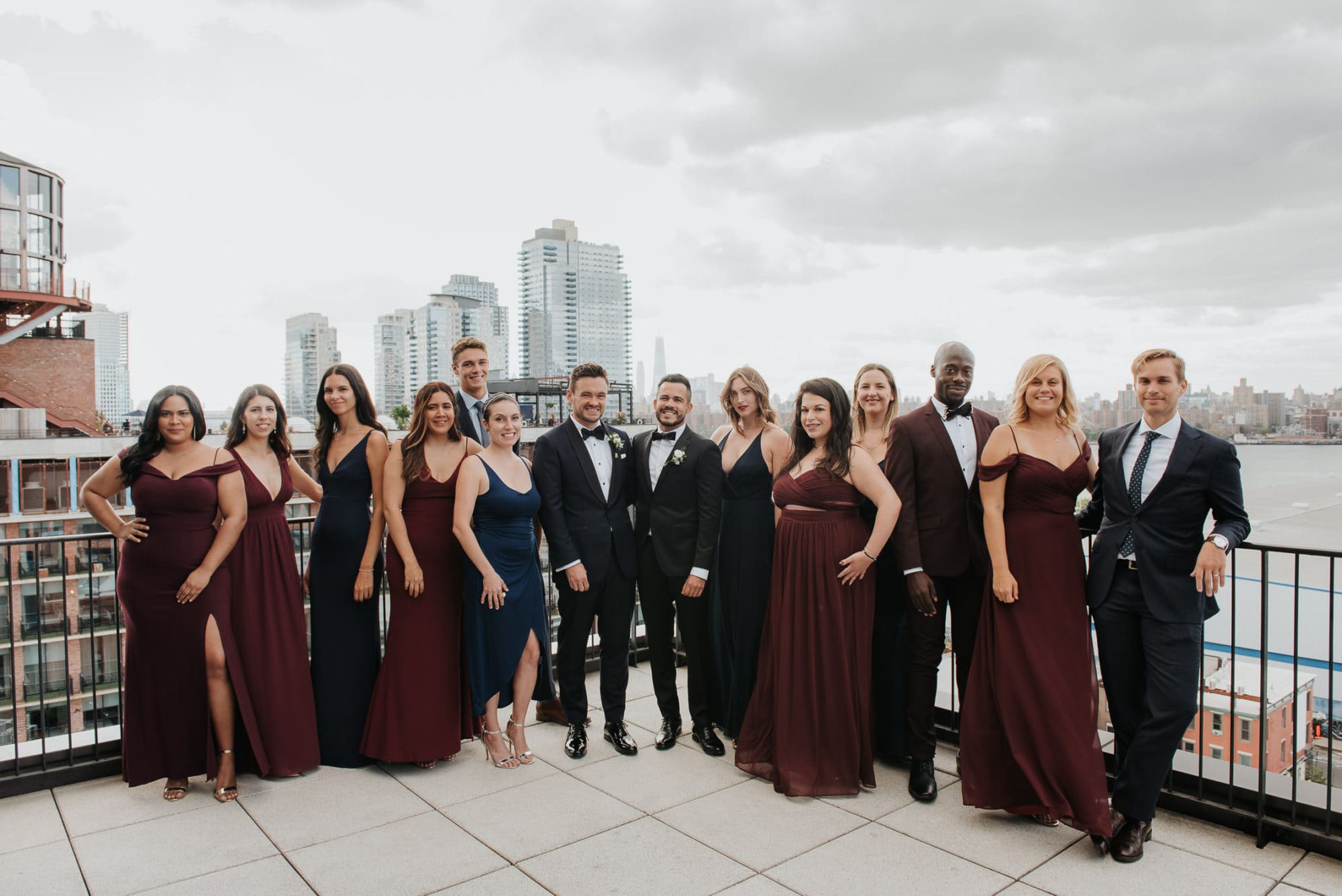 Wedding party, Wythe Hotel Wedding, Brooklyn Photojournalistic Photographer