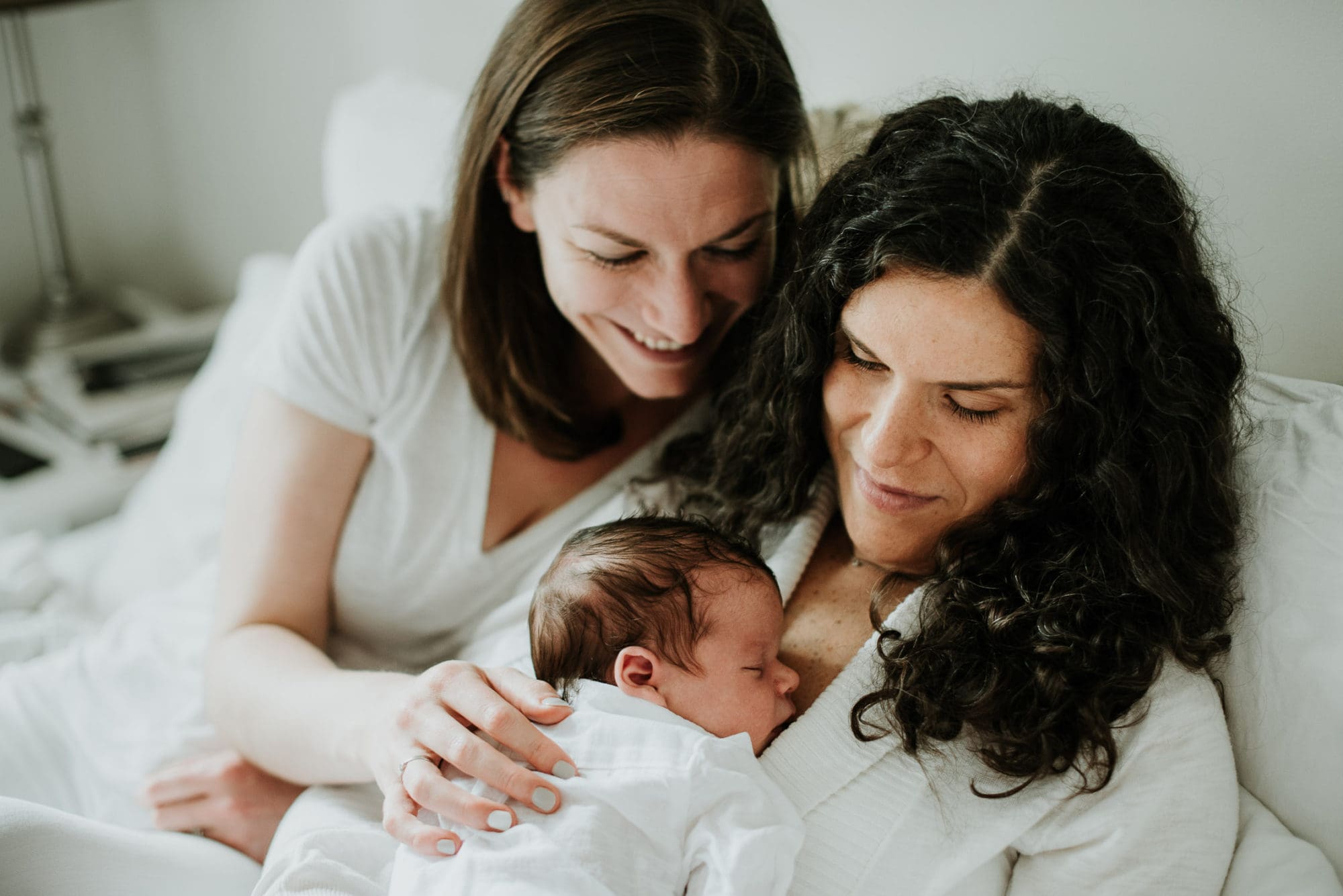 NYC newborn Photographer, Same Sex Parenting, Moms