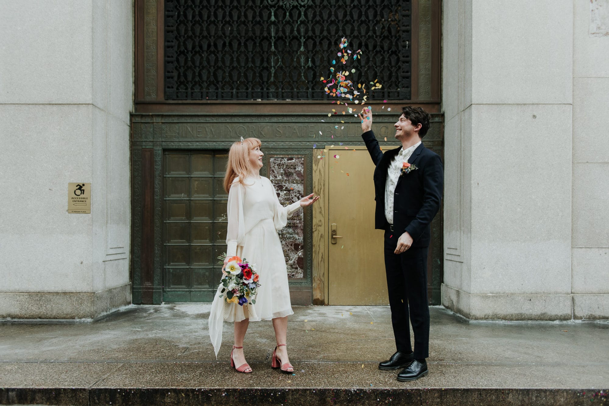 NYC City Hall Elopement, Winter NYC Elopement, Elope NYC