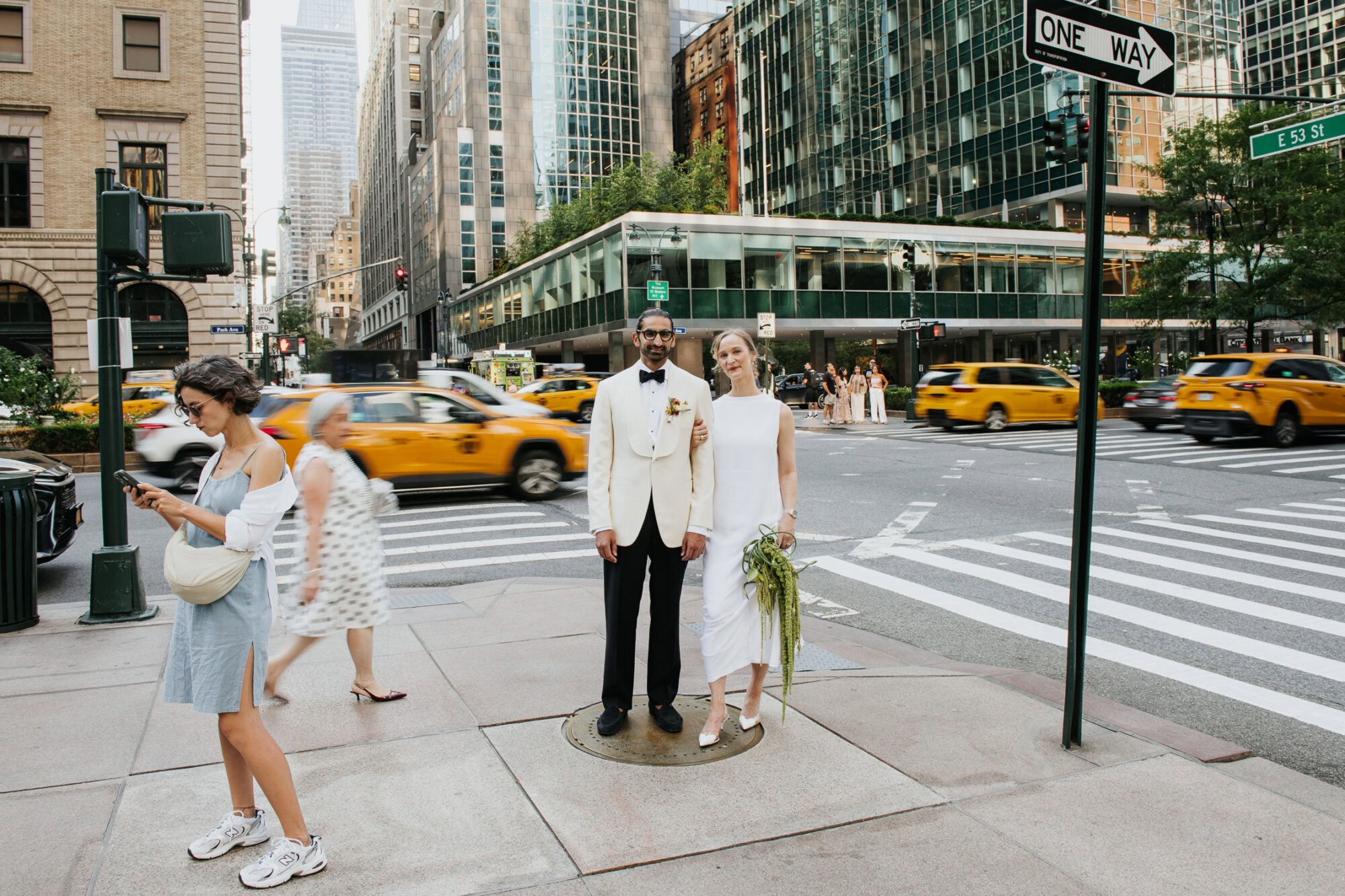 The Pool Wedding, NYC Summer Wedding at The Pool, Documentary Wedding Photography, Photojournalistic Wedding Photography, Film Wedding Photographer